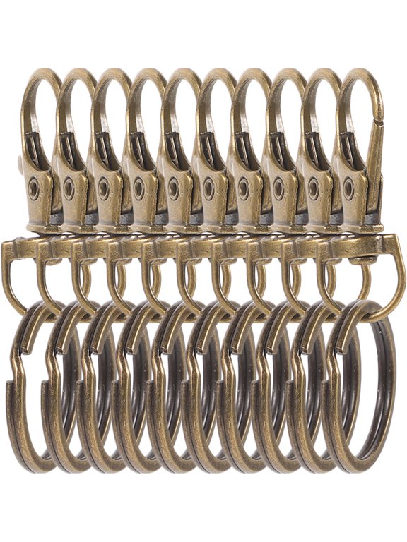 60 Pcs Dog Key Ring Purses Sturdy Keychain Bronze Keychain Hardware for Handicrafts Key Rings Bulk DIY Keyring M
