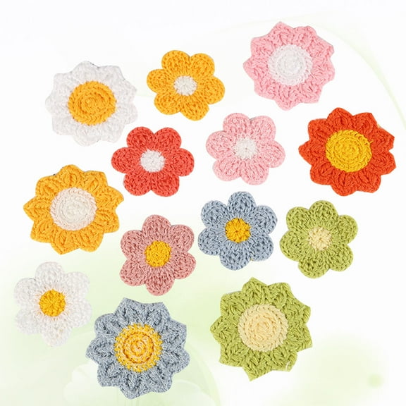 LEORX Retro Embroidery Patches Adorable Vintage Style for Clothes 60Pcs