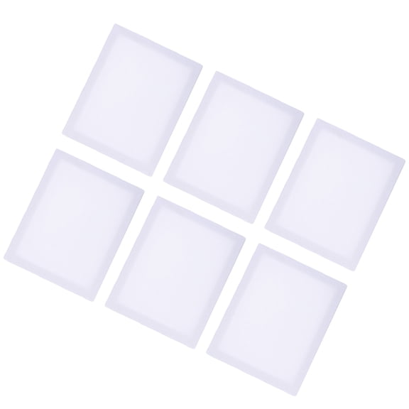 LEORX 6PCS Stretched Canvas Frame Cotton Linen White for DIY Drawing Painting Boards 25x30in
