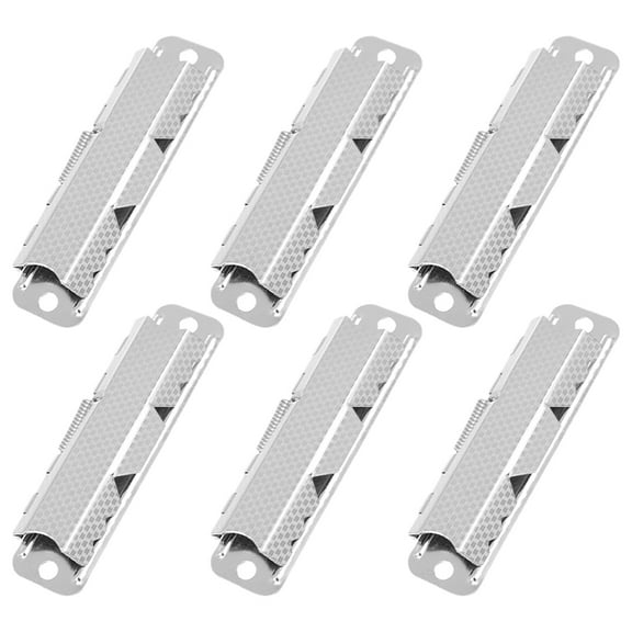 LEORX 6Pack Clipboard Holders Reusable Clips for Organizing Papers Generous