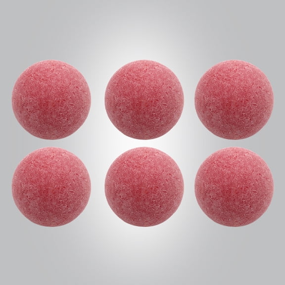 LEORX 6Pack Table Football Matte Design Balls Plastic Round Indoor Sports Toys