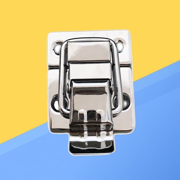 LEORX 6Pcs Latch Buckle Small Hasp for Chest and Drawer 1.6*1.2*0.08in