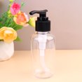 thumbnail image 1 of LEORX 6Pcs Reusable Pump Bottle Transparent Plastic Holds Lotion Practical Design Camping General Users, 1 of 8