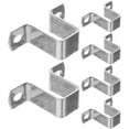thumbnail image 1 of LEORX 6Set Pipe Mounting Bracket U Tube Clamp Heavy Duty Connection 304 Stainless Steel 2.63X1.65X0.79in, 1 of 8
