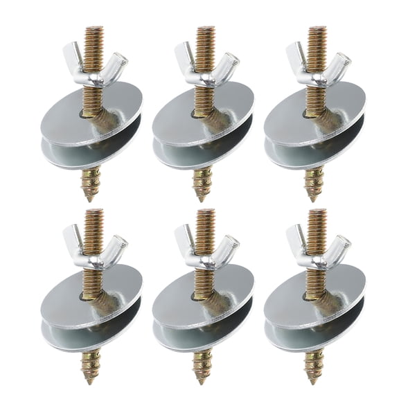 LEORX 6pcs Pet Cage Tools Metal Silver for Bird Cage Care