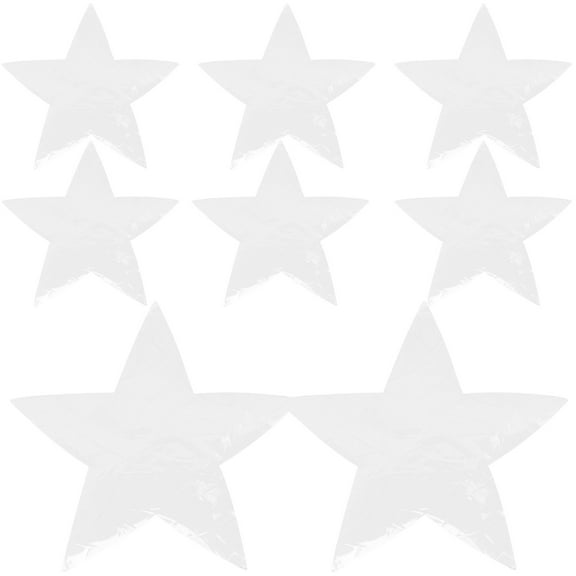 LEORX 8Pcs Reusable Window Decals White Static Cling Glass Film for Bird Alert