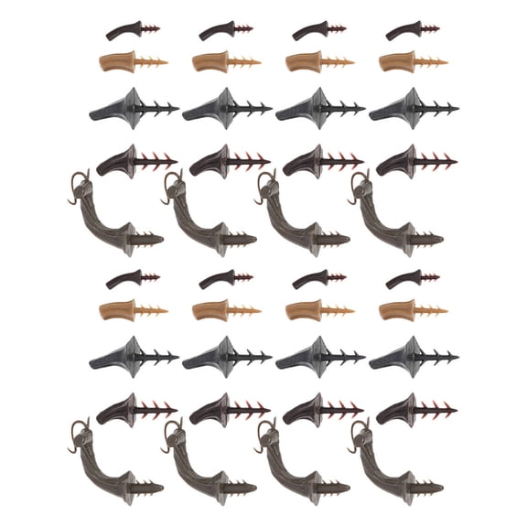 LEORX 80pcs Assorted Color Pumpkin Stems for DIY Pumpkin Accessories Decor