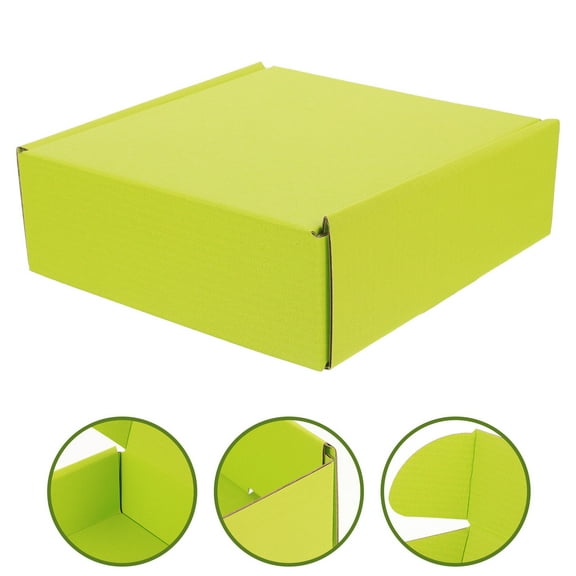 LEORX 8Pack Packaging Mailer Light Green for Moving Small Items and Shipping