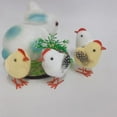 thumbnail image 1 of LEORX 8Pcs Decorative Chicken Prop White for Easter Celebrations and Parties, 1 of 8