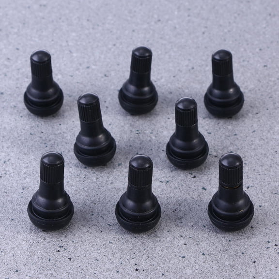 LEORX 8Pcs Rubber Snap-in Tire Valve Stems for Vehicle Maintenance and Repair