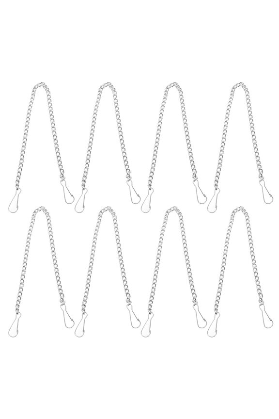8Pcs Multipurpose Metal Hanging Chains for Shops Restaurants and Exhibits