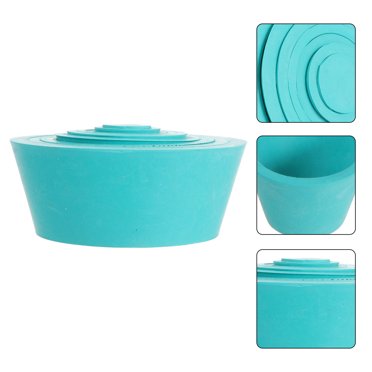 FunChem 9-Pack Filter Adapter Cones - Tapered Rubber Buchner Funnel Adapters For Lab Flasks