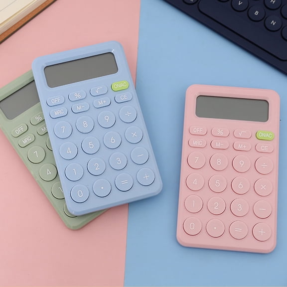 LEORX Accounting Calculator Eight Calculator Plastic Green 1Set