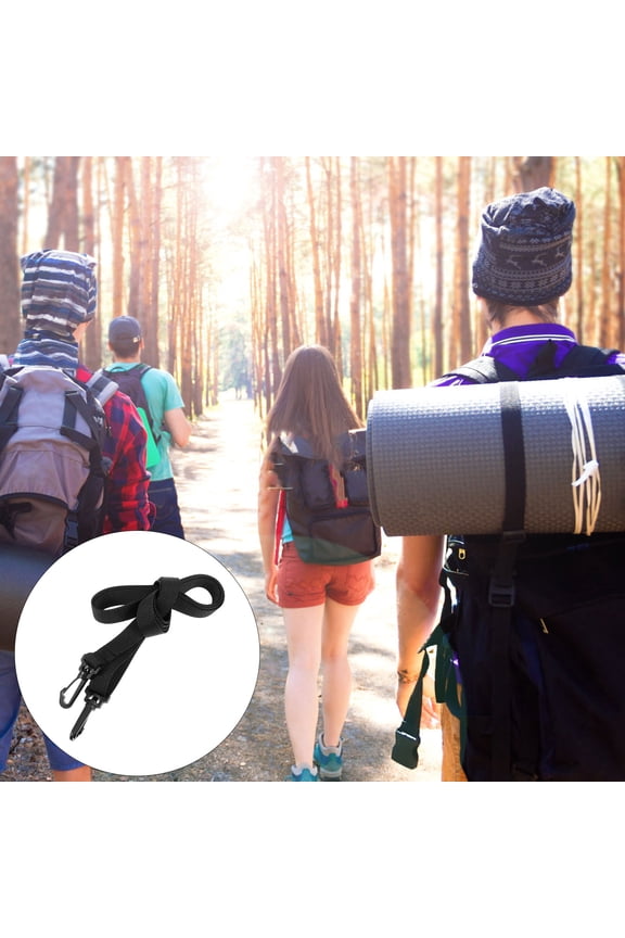 Adjustable Shoulder Strap For Outdoor Bag Shoulder Strap Black 1Set Men Women