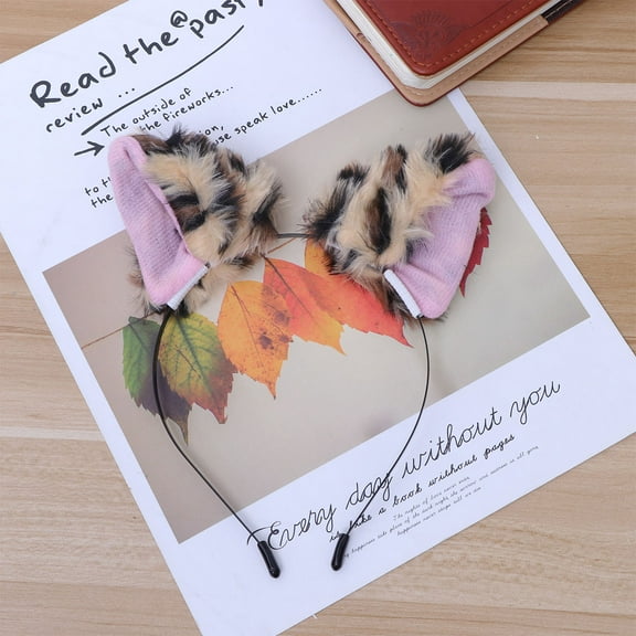 LEORX Animal Headbands Plush Hair Accessories Cosplay Accessory for Adults Party 1Pack