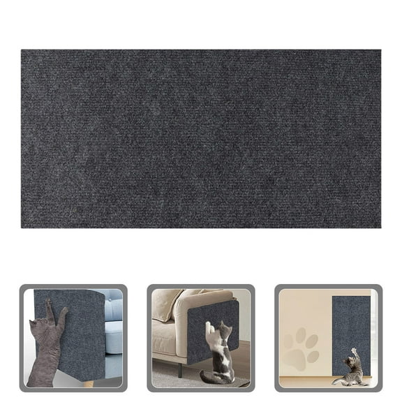LEORX Anti Scratch Furniture Protector 1Pcs Dark Grey Cat Scratching Mat