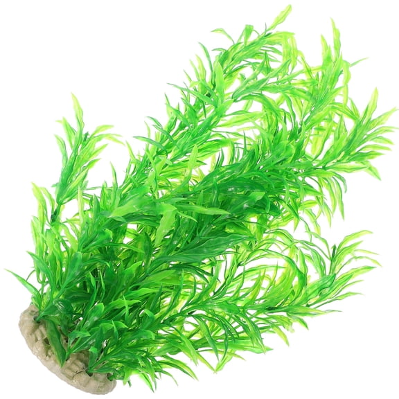 LEORX Aquarium Landscape Prop 1 Set Fake Grass and Plant Decor for Fish Tank
