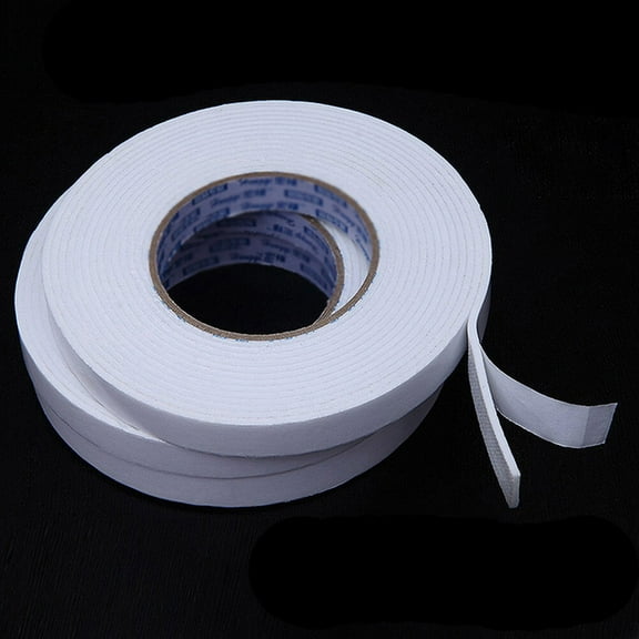 LEORX Automotive Adhesive Tape Double Sided Glue Tape White for Doors and Windows Decoration