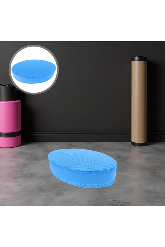 Balance Trainer Exercise Pads For Floor Tpe Material Stability Mobility Yoga Mat Blue 1Set 11x6.7x2.4in