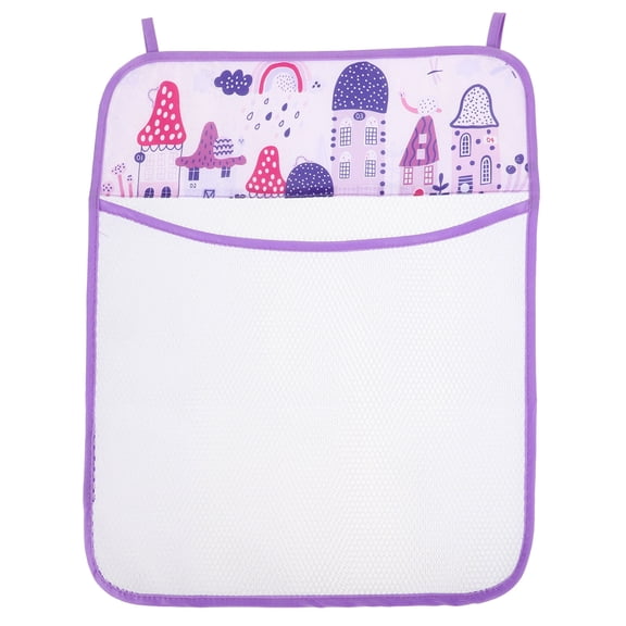 LEORX Bath Toy Bag 1Pack Purple Polyester For Storing Bath Balls And Toys In The Bathroom