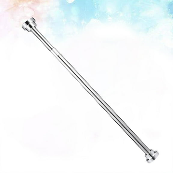 LEORX Extendable Rail Bar Stainless Steel Anti Rust Telescopic Rod for Curtains