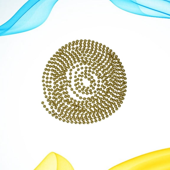 LEORX Beads Garland In Golden With Adjustable Length For Clothes Decoration For Stage Performances 1 Roll