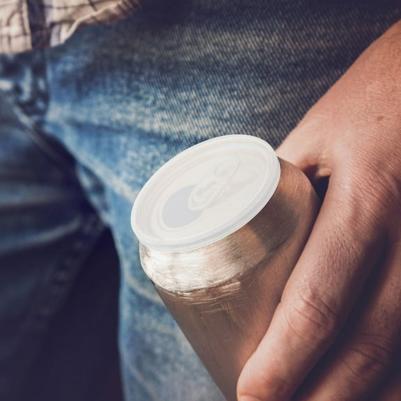 LEORX Can Sealing Lid Leakproof Can Lids Transparent Plastic 20Pcs 4.01X4.01X0.28in