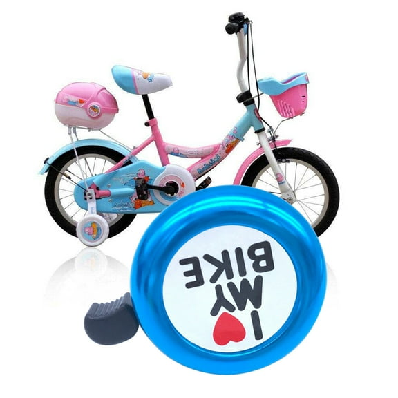 LEORX Bike Accessories for Girls Bike Bell Blue 1Pcs for Women