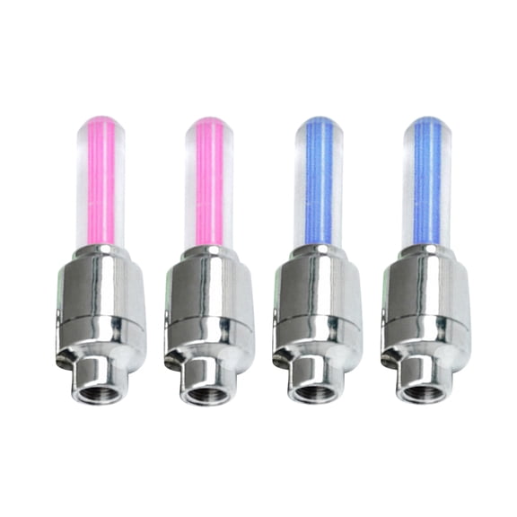 LEORX 4Pcs Bike LED Wheel Lights Automatic Flashing for Safety and Decoration