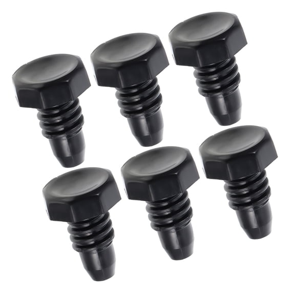LEORX Billiard Cue Dustproof Plug 6Pcs PP Material Pool Cue End Protectors