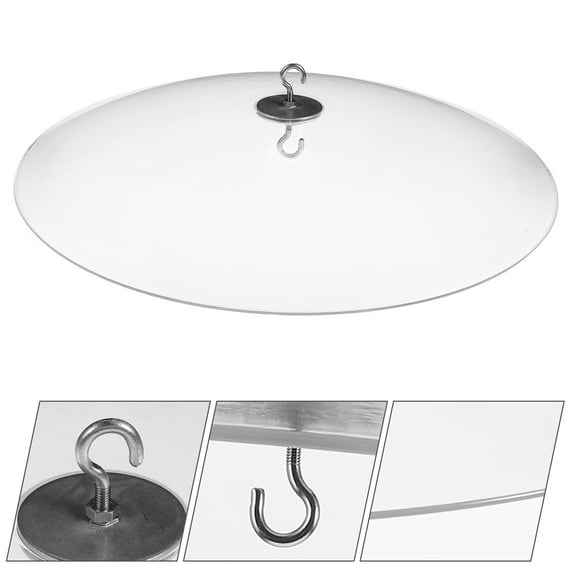 LEORX Bird Feeder Supply Bird Feeder Cover Transparent Feeding Birds 1Pcs
