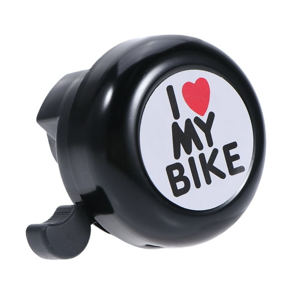 LEORX Aluminum Bike Bell Black Crisp Tone Safety for Mountain Bikes