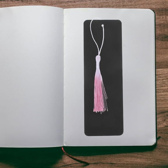 LEORX Black Cardstock Bookmarks for DIY Craft Projects with Minimalist Design 50pcs