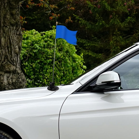 LEORX Flag Suction Holder Flag Pole Holder Black ABS 1Pack
