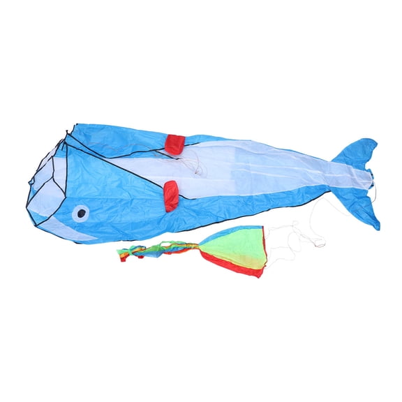 LEORX Blue Dolphin Kite for Kids Easy to Fly Dacron Material Perfect for Beach or