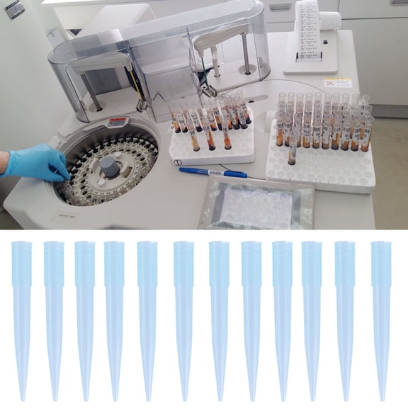 LEORX Blue Plastic Pipettor Tip for Laboratory Use 1000ul with Flexible Cone Design and Reusable Option