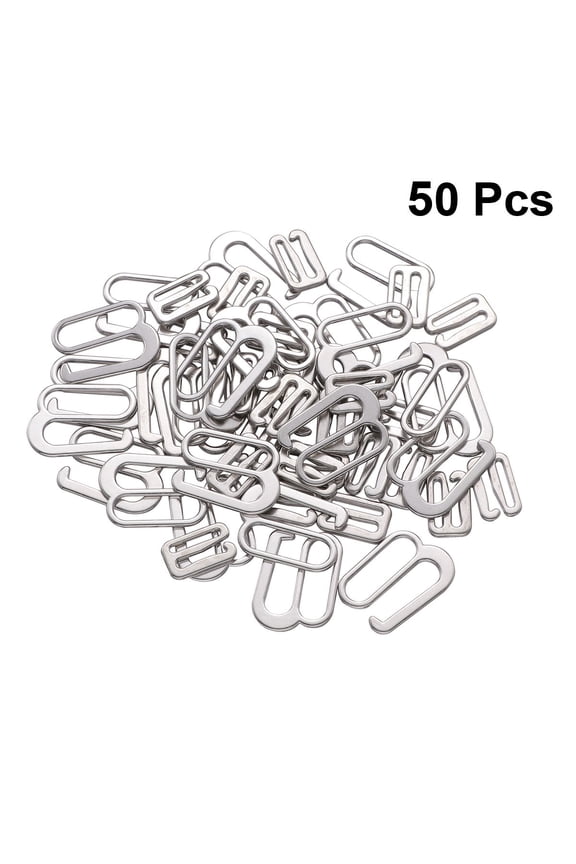 Bra Strap Adjusters 50pcs Clips Hooks Clasps to Conceal Straps for Women