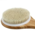 thumbnail image 1 of LEORX Bristle Bath Brush With Long Handle Natural For Exfoliating Skin Stimulating For And Bathing, 1 of 6