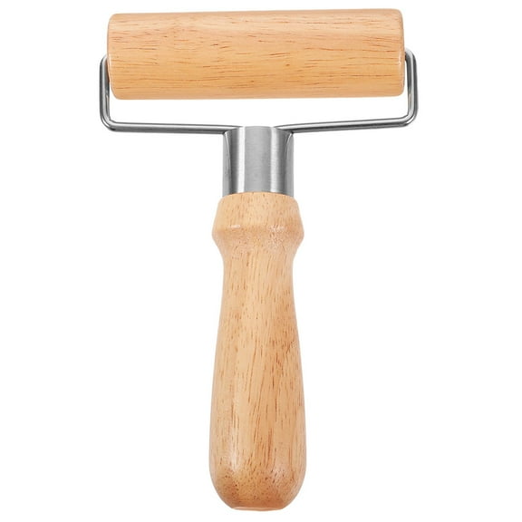 LEORX Brown Pastry Roller Wood for Baking in Kitchen 1Set