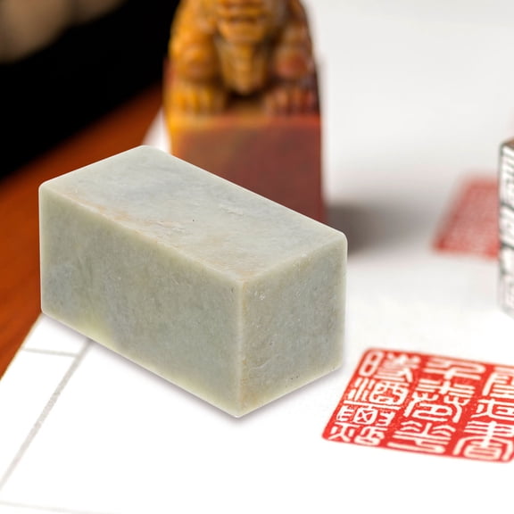 LEORX  Calligraphy Qingtian Stone Seal Material Handmade Stamp
