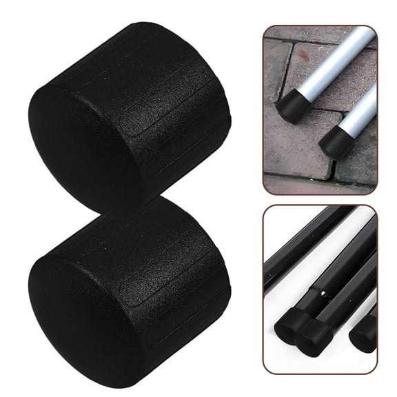 LEORX Camping Accessory 50Pcs Tent Pole Sealing Cap Plastic End Caps for Hiking Canopy Tarp Poles 19Mm