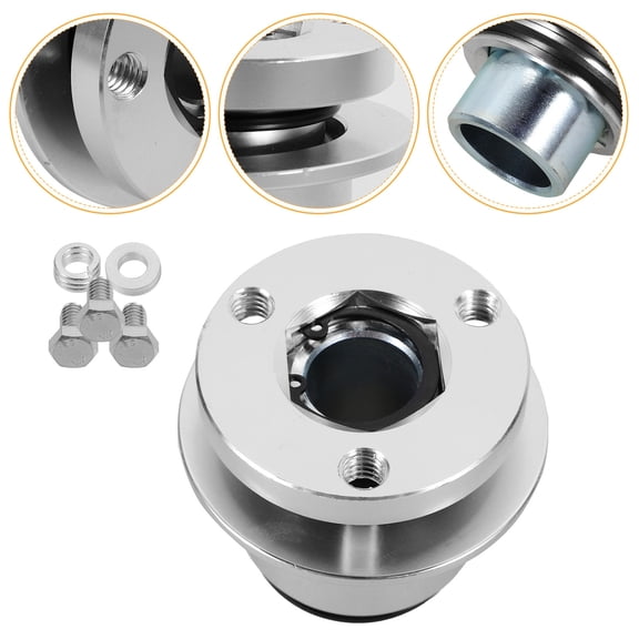 LEORX Car Enthusiasts 1Pack Round Simple Design Quick Release Hub Spacer 2.8x2.6x2.6in