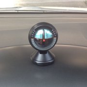 LEORX Car Level Indicator Inclinometer ABS Vehicle Accessories Black 1Pack