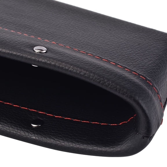 LEORX Car Seat Insert Black Synthetic Leather for Vehicle 1Pack