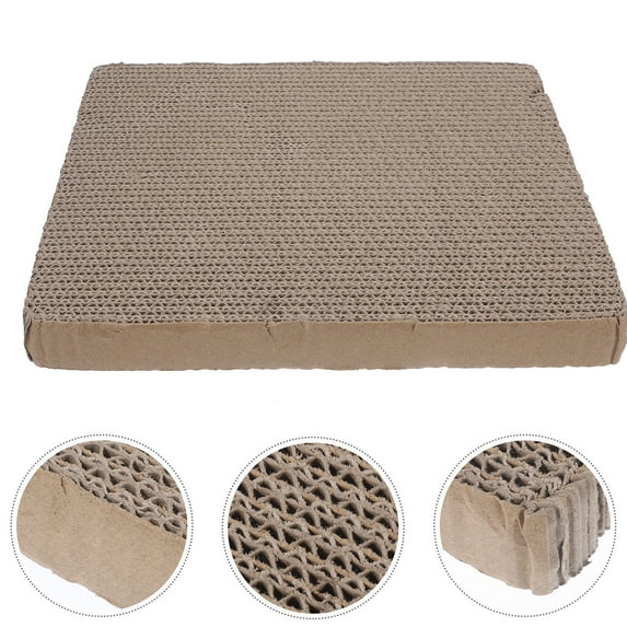 LEORX 1Set Cat Scratching Board Convenient Scratching Pad Coffee Paper for Indoor Playtime