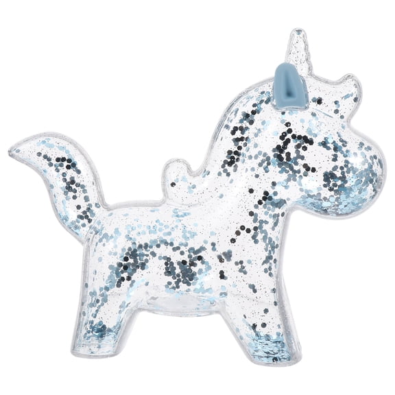 LEORX Cartoon Money Bank Unicorn Coin Bank Blue Plastic 1Pcs