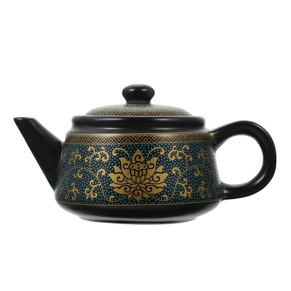 LEORX Ceramic Teapot Vintage Tea Pot Container Tea Pot For Hot Water Boiling Home Decor