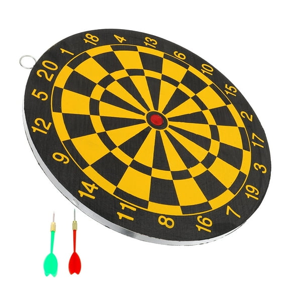 LEORX Checkerboard Dart Target Toy Set for Kids Fun Multi Paper Game Improving Hand Eye Coordination 1 Set