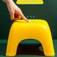 thumbnail image 1 of LEORX Child Stool Plastic Load-bearing Square Foot Stool for Office 1Pcs, 1 of 8