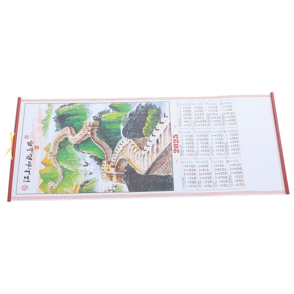 LEORX 2025 Hanging Calendar for Wall with Multi Function Design and Clear Printed Monthly Pages